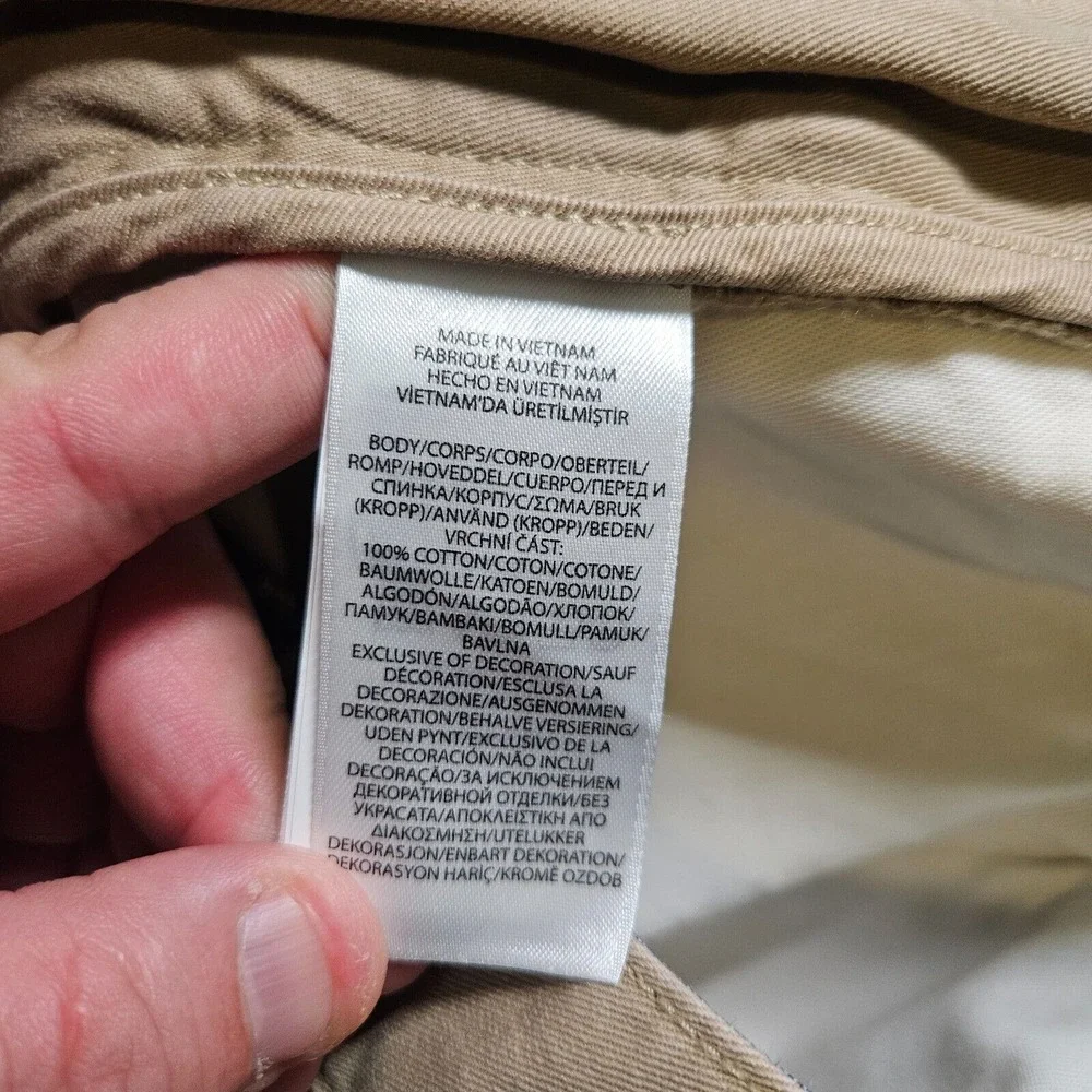 NWT Polo‎ Ralph Lauren Shorts Men 50 B Classic Fit Flat Front Caf Tan